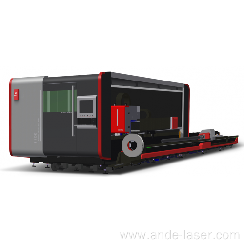 Tube & Plate Full Cover Fiber Laser Cutter